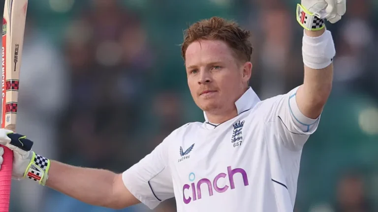 Ollie Pope Breaks His Own Boundary: Century vs India Extends Unique Test Record